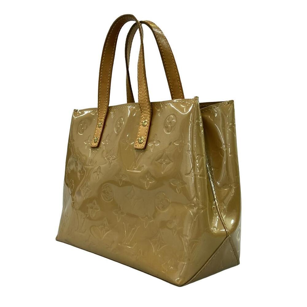 Louis Vuitton Reade Yellow handbag Monogram Vernis